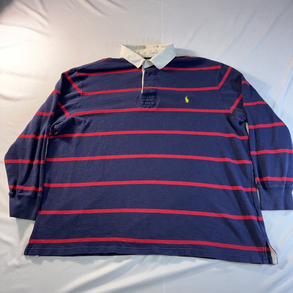 Polo Ralph Lauren Rugby Polo Y2K Men's 2XB Striped